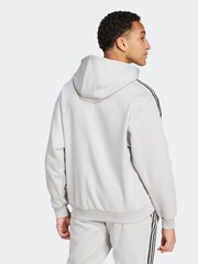siva - adidas House of Tiro Fleece kapucar; jopa/pulover s kapuco - Slika 3 iz 7