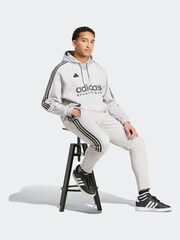 siva - adidas House of Tiro Fleece kapucar; jopa/pulover s kapuco - Slika 5 iz 7