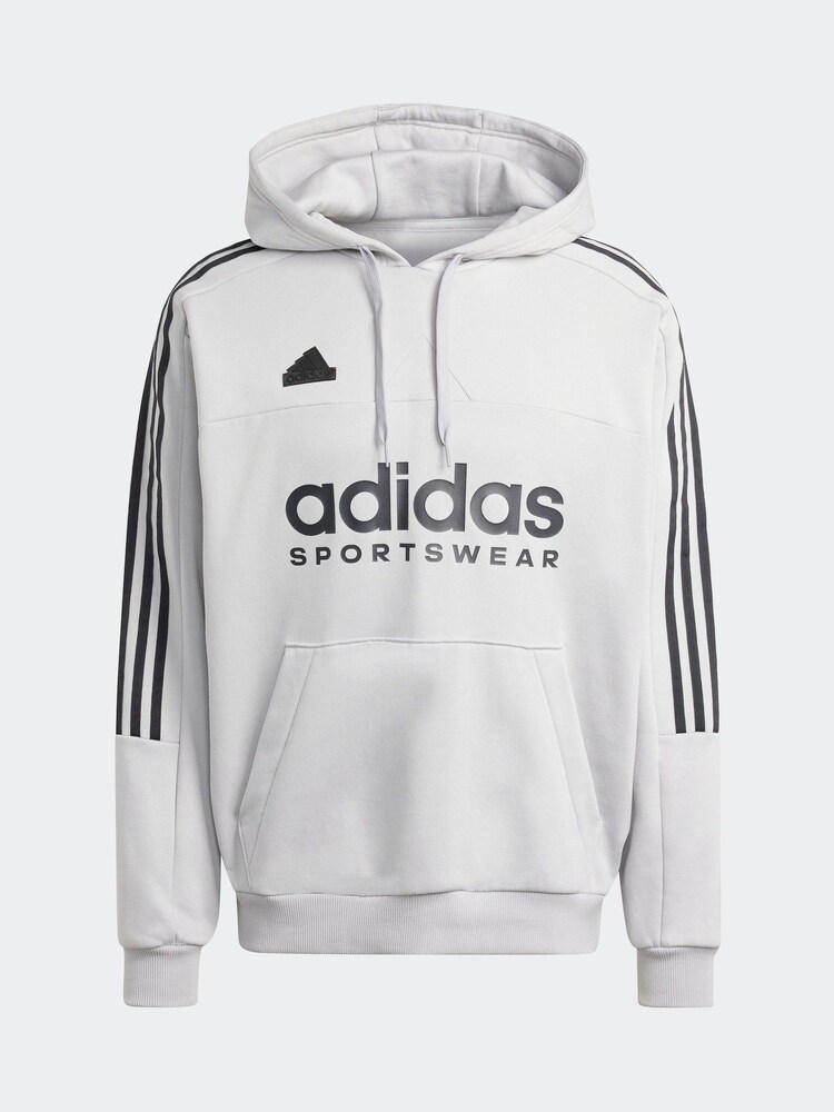 siva - adidas House of Tiro Fleece kapucar; jopa/pulover s kapuco - Slika 7 iz 7
