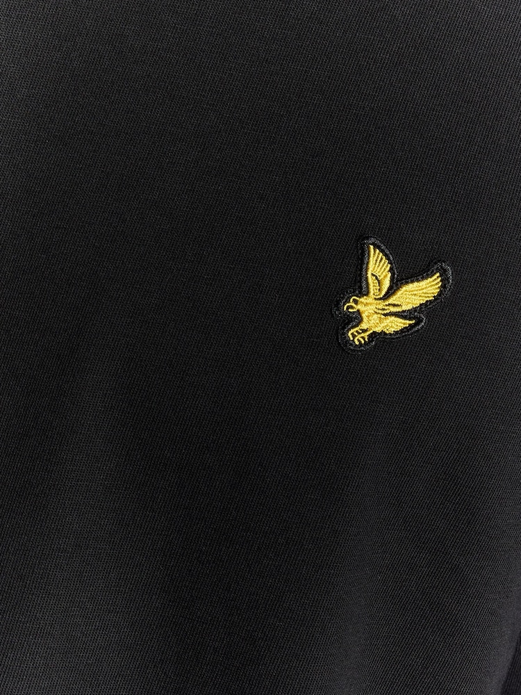 Lyle & Scott Black Crew Neck Cotton T-Shirt - Image 6 of 6 Lyle & Scott Black Crew Neck Cotton T-Shirt - Image 6 of 6