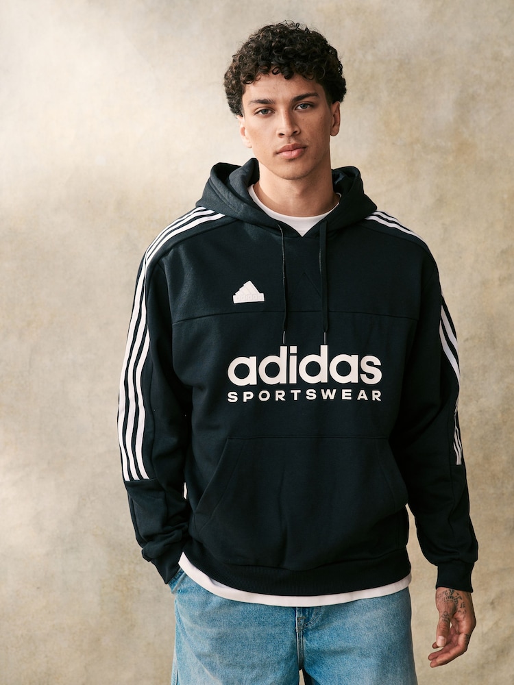 adidas Black House of Tiro Fleece Hoodie - Image 1 of 5 adidas Black House of Tiro Fleece Hoodie - Image 1 of 5