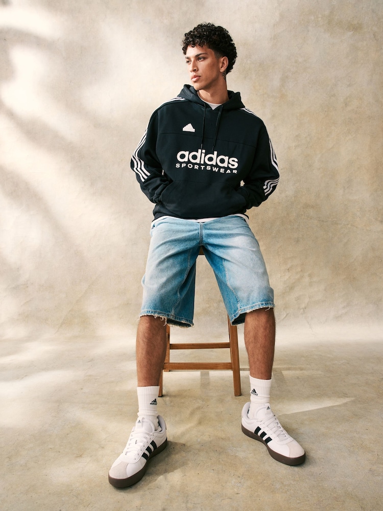 adidas Black House of Tiro Fleece Hoodie - Image 2 of 5 adidas Black House of Tiro Fleece Hoodie - Image 2 of 5