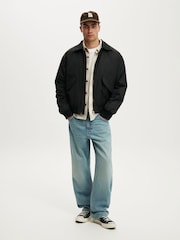 Cotton On Black Bronx Bomber Jacket - Image 3 of 3
