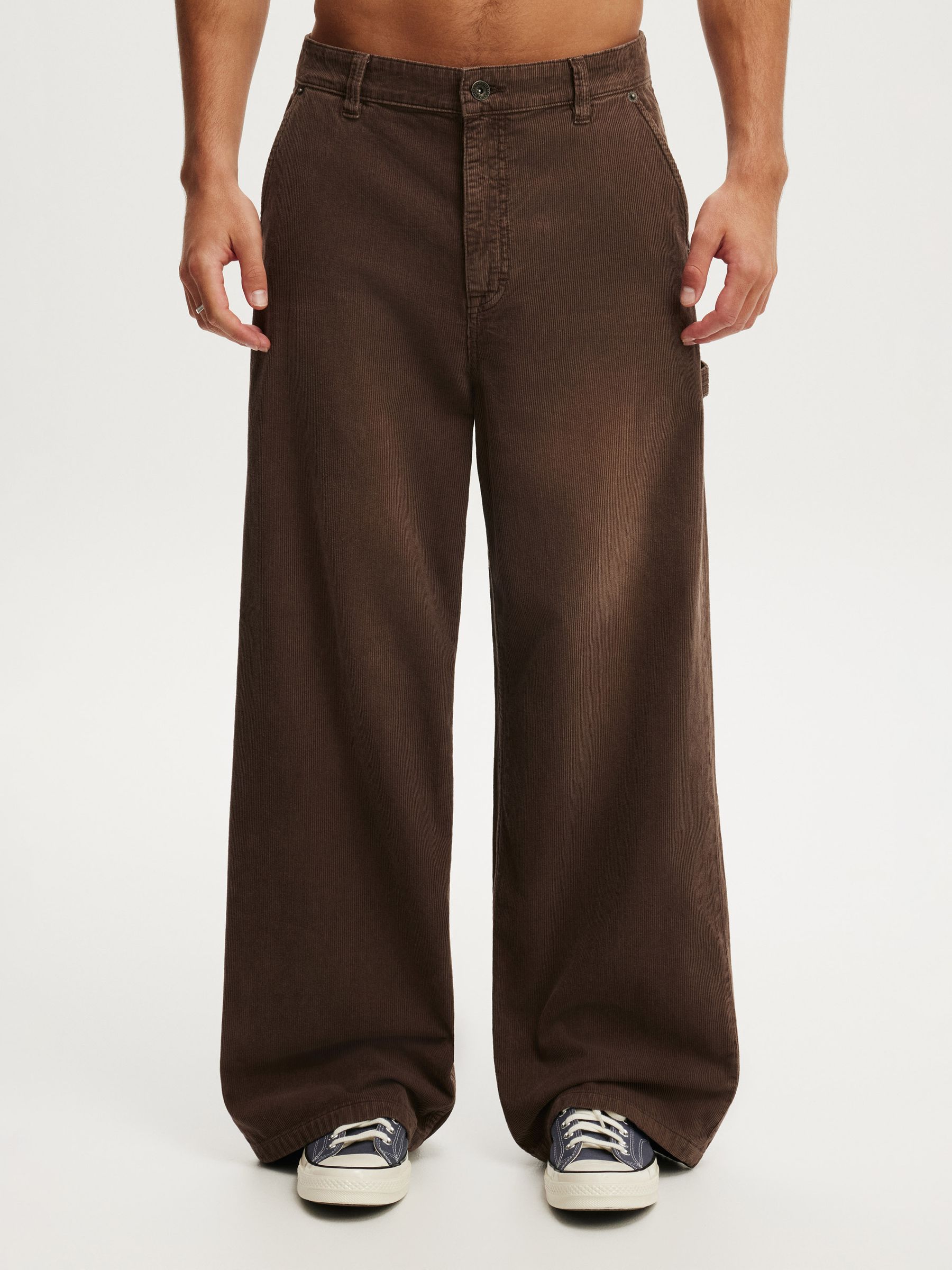 Buy Cotton On Brown Super Baggy Worker Trousers from Next USA