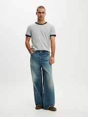 Cotton On Light Blue Super Baggy Jeans - Image 5 of 6