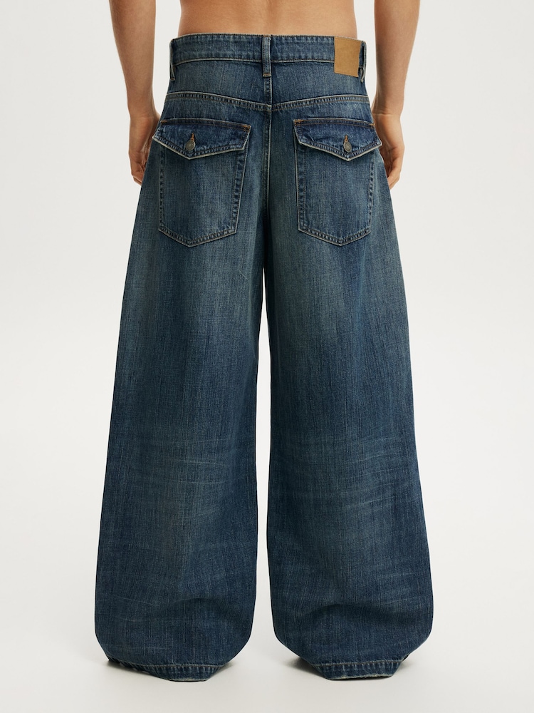 Синій - Cotton On Y2K Super Baggy Jeans - Image 2 of 6