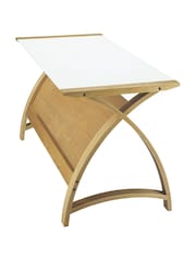 Jual Oak Helsinki Small Wooden Laptop Desk - Image 3 of 3