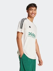 adidas Brown Tiro T-Shirt - Image 2 of 7