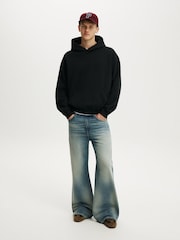 Cotton On Black Ground Box Fit Hoodie - Image 4 of 4