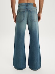 Cotton On Blue Baggy Bootcut Jeans - Image 2 of 6