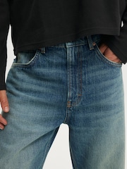 Cotton On Blue Baggy Bootcut Jeans - Image 5 of 6