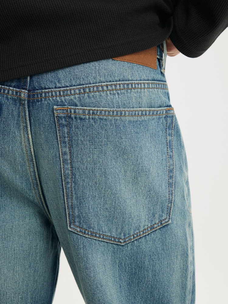 Cotton On Blue Baggy Bootcut Jeans - Image 6 of 6 Cotton On Blue Baggy Bootcut Jeans - Image 6 of 6