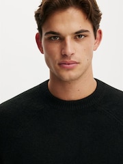 Cotton On Black Super Soft Boxy Knit Jumper - Image 3 of 4