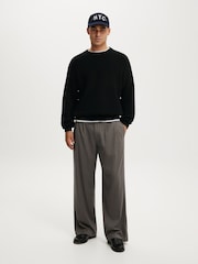 Cotton On Black Box Fit Crew Knit Jumper - Image 4 of 5