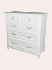 Laura Ashley White Devon 4+2 Drawer Chest - Image 4 of 4