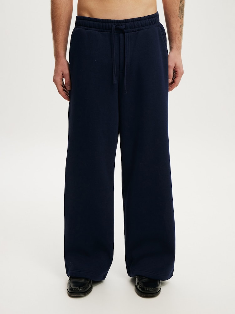 Cotton On Navy Blue Super Baggy Trousers - Image 1 of 5