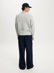 Cotton On Navy Blue Super Baggy Trousers - Image 4 of 5