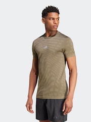 adidas Green Gym+ Training Seamless T-Shirt - Image 1 of 7