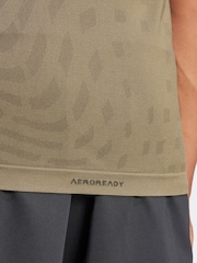adidas Green Gym+ Training Seamless T-Shirt - Image 4 of 7