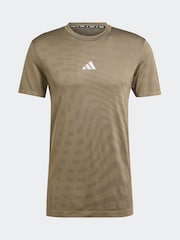 adidas Green Gym+ Training Seamless T-Shirt - Image 7 of 7