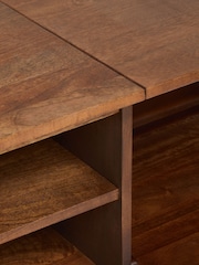 Dark Lloyd Mango Wood Up to 80 inch TV Unit - Image 2 of 8
