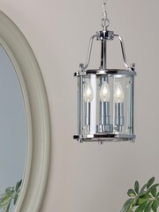 Village At Home Chrome Syble Ceiling Light Pendant - Image 1 of 3