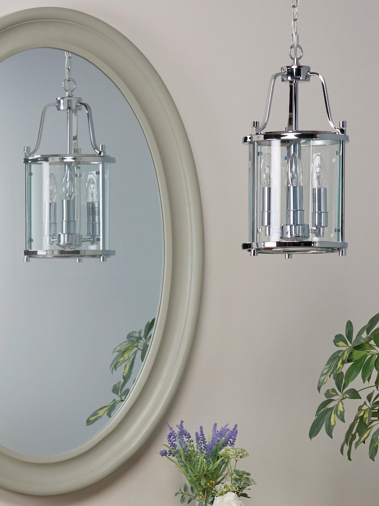 Village At Home Chrome Syble Ceiling Light Pendant - Image 2 of 3