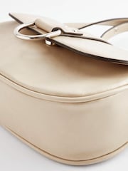 Bone Cream Eyelet Strap Saddle Bag - Image 10 of 10