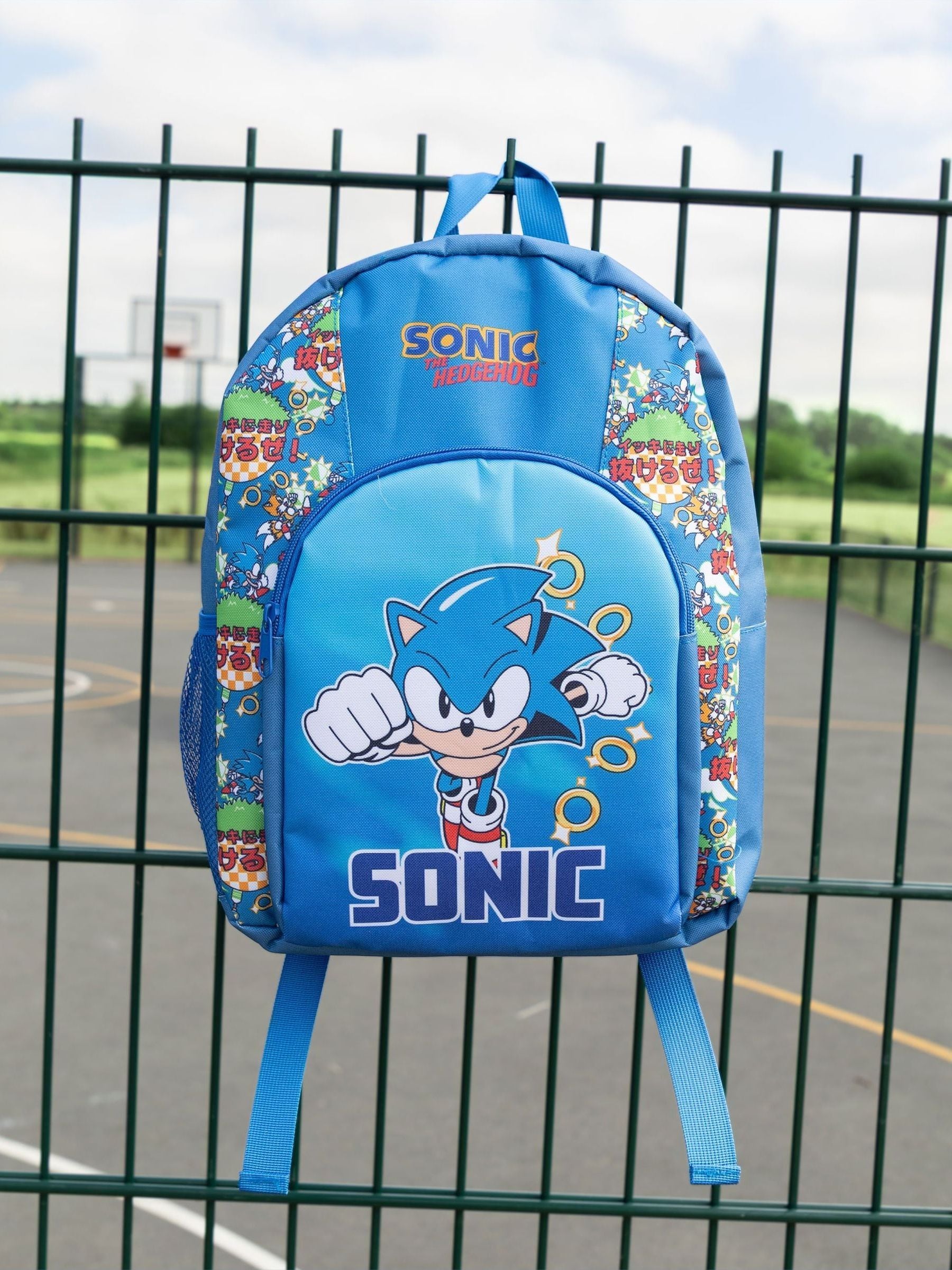 Sonic the Hedgehog Backpack | Boys Blue | Official Merch - Image 3