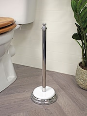 Showerdrape White Opera Freestanding Spare Toilet Roll Paper Holder - Image 1 of 4