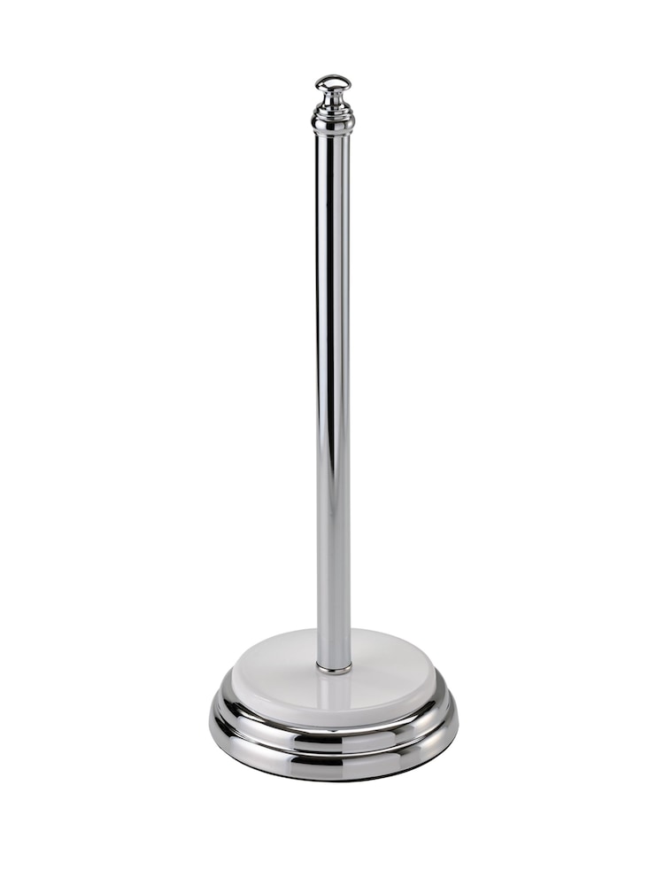 Showerdrape White Opera Freestanding Spare Toilet Roll Paper Holder - Image 4 of 4