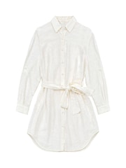 Seaspray Cream Leah Belted Shirt - Image 7 of 7