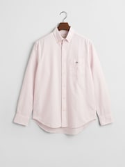 Rosa - Camisa GANT Regular Fit Classic Oxford com logotipo - Imagem 6 de 6