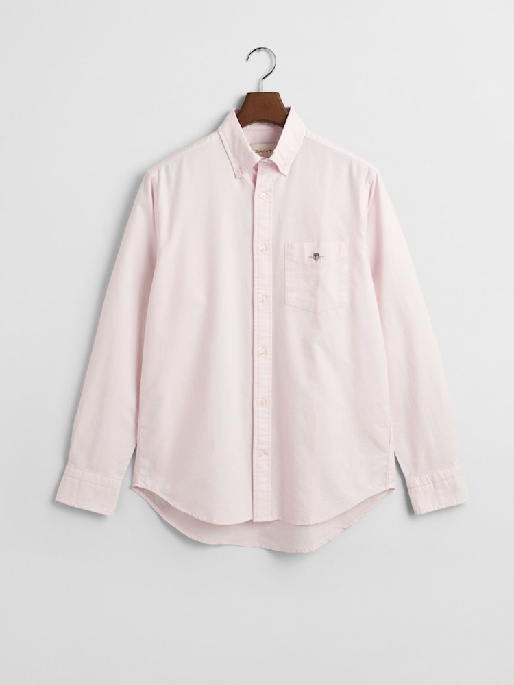 Rosa - Camisa GANT Regular Fit Classic Oxford com logotipo - Imagem 6 de 6
