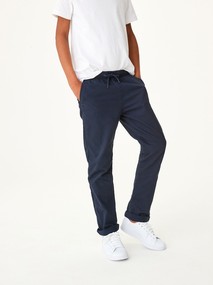 Marineblau/blau - Schlupfhose mit geripptem Bund (3–16 Jahre) - Bild 1 von 7 Marineblau/blau - Schlupfhose mit geripptem Bund (3–16 Jahre) - Bild 1 von 7