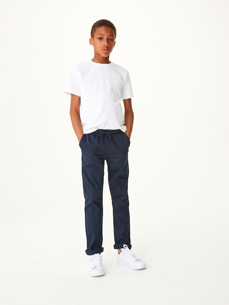 Marineblau/blau - Schlupfhose mit geripptem Bund (3–16 Jahre) - Bild 2 von 7 Marineblau/blau - Schlupfhose mit geripptem Bund (3–16 Jahre) - Bild 2 von 7