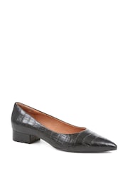 Jones Bootmaker Sunstone Leather Court Shoes - Image 3 of 6