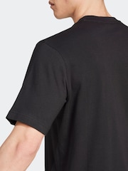 adidas originals Black Originals Trefoil Essentials 100% Cotton T-Shirt - Image 4 of 14