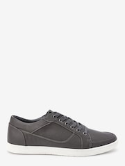 Grey Regular Fit Smart Casual Trainers - Image 1 of 5