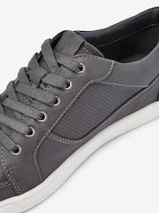 Grey Regular Fit Smart Casual Trainers - Image 3 of 5