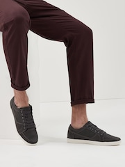 Grey Regular Fit Smart Casual Trainers - Image 4 of 5