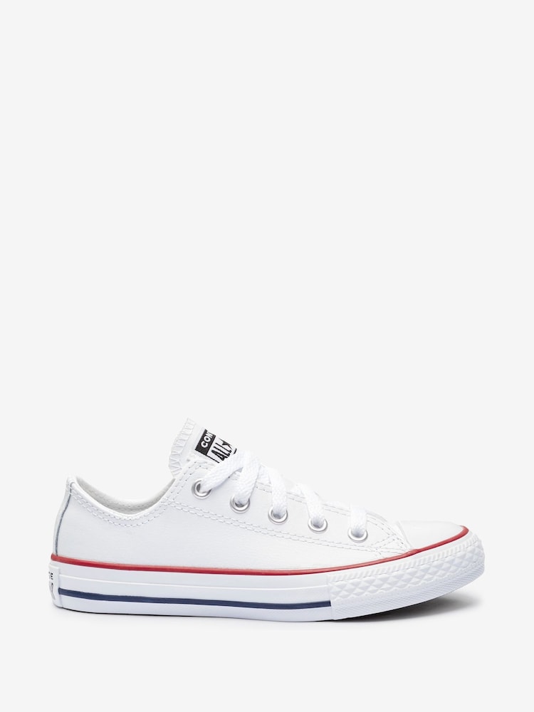 Converse White Chuck Taylor Junior Trainers - Image 1 of 4