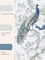 Laura Ashley Midnight Belvedere 10M Wallpaper - Image 4 of 4