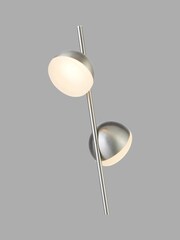 Searchlight Satin Silver Tully 2 Light LED Floor Light - Image 3 of 3