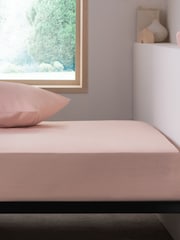 Pink Easy Care Polycotton Fitted Sheet - Image 2 of 5