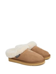 Celtic & Co. Studio Embroidered Mule Slippers - 6суретінің 3 суреті