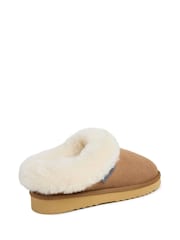 Celtic & Co. Studio Embroidered Mule Slippers - 6суретінің 4 суреті