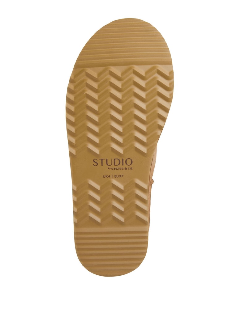 Celtic & Co. Studio Embroidered Mule Slippers - 6суретінің 6 суреті