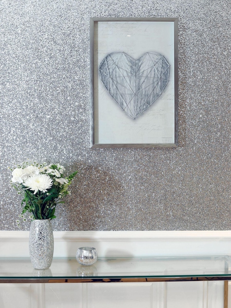 Arthouse Natural Heart String 3D Framed Print - Image 1 of 2 Arthouse Natural Heart String 3D Framed Print - Image 1 of 2
