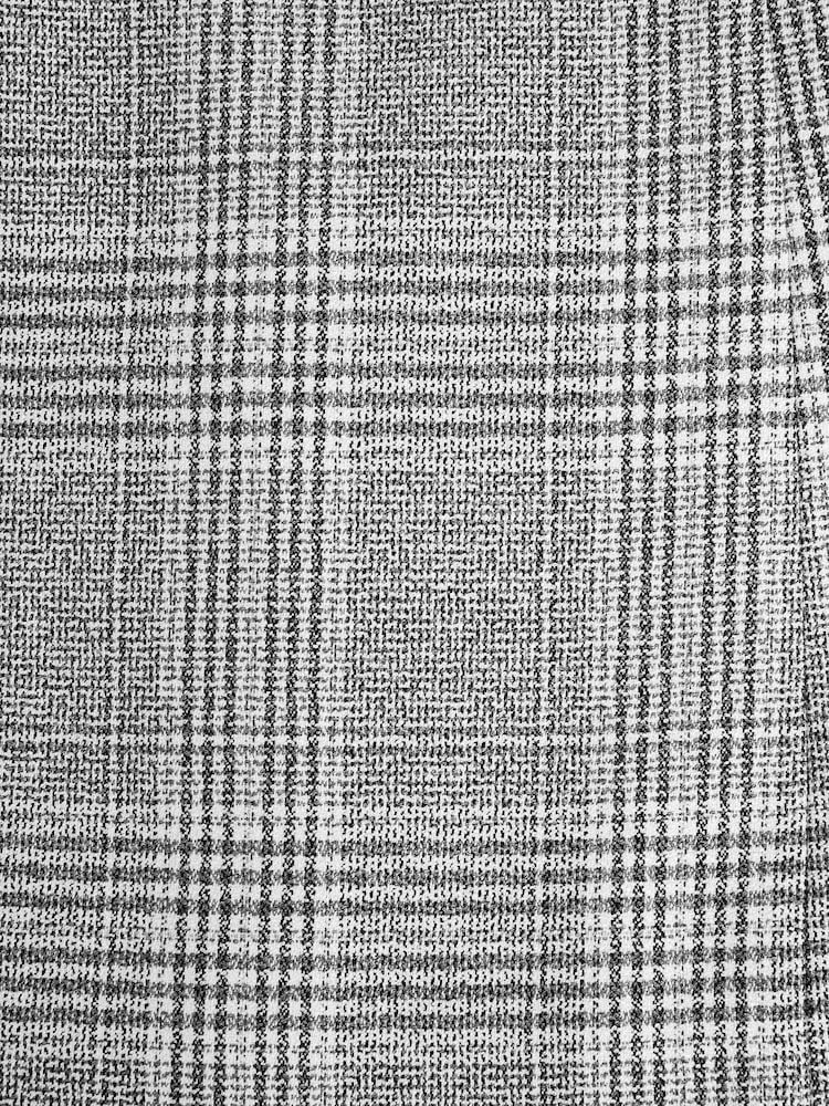 Grey Slim Check Suit Jacket - Image 12 of 12